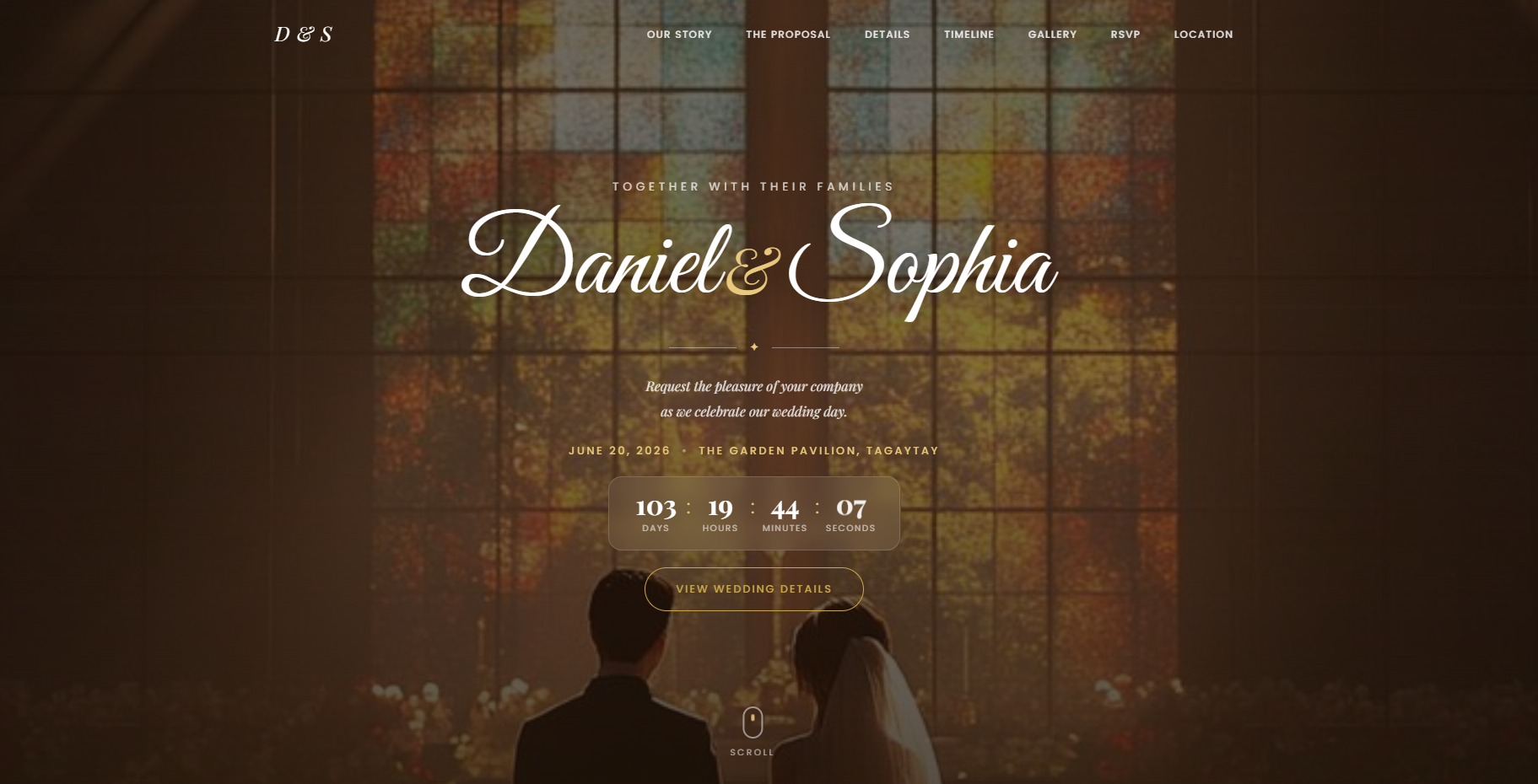 Wedding Landing Page